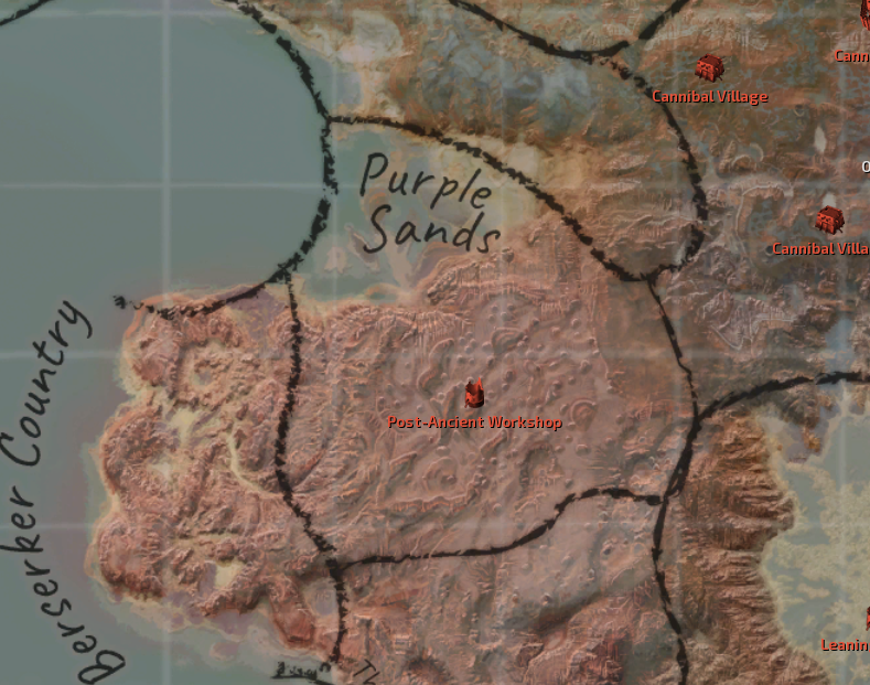 Purple Sands Map Locations